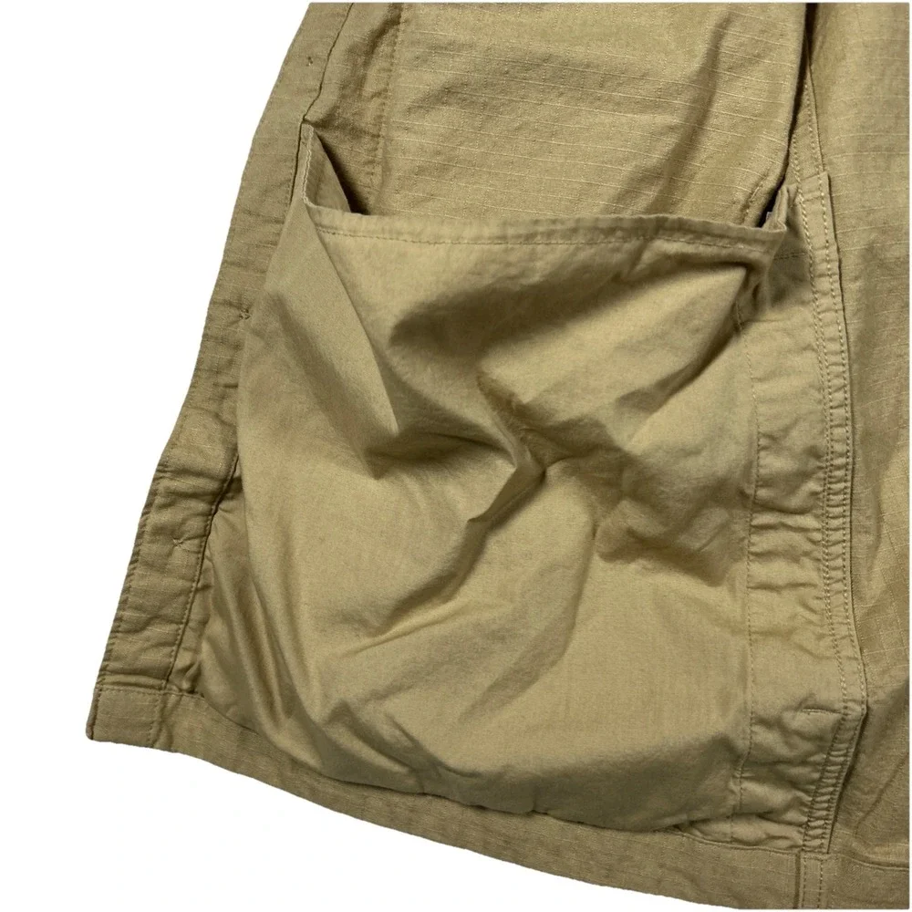 The North Face Field Shirt Jacket Shacket‎ Men's Large L Khaki Utility Brown